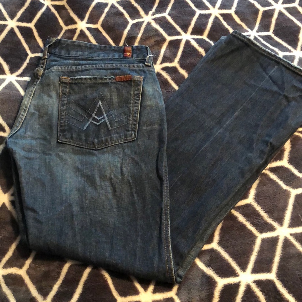 7 for All Mankind A-pocket boot cut jeans